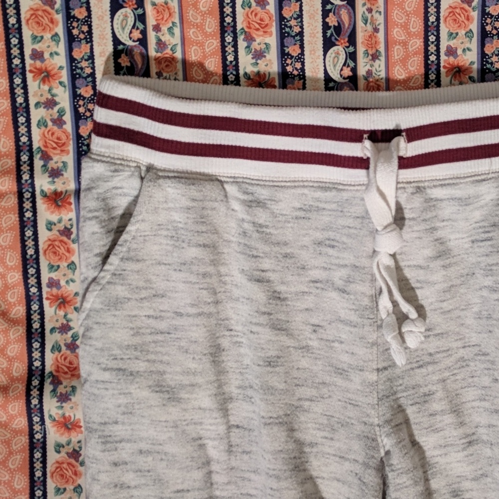 Lightweight heather gray joggers